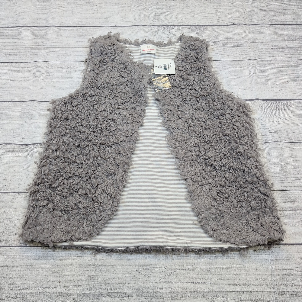 14/16 Hanna Andersson Family Fur Vest